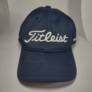 Titleist Pro V1 Footjoy Hat Youth Size Blue Golf FJ Logo Adjustable Cap